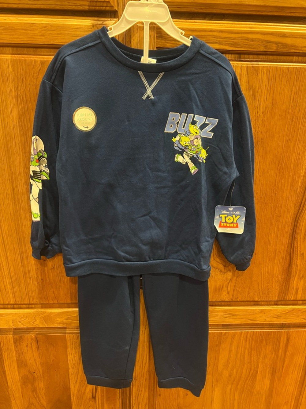 Disney Toy Story Navy Buzz Lightyear Kids Matching Set